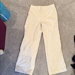 Uniqlo cream pants